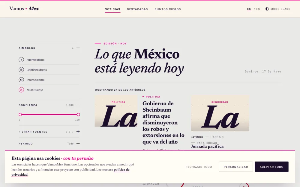 VamosMexico.mx — Estrategia de Plataforma. Diseño y desarrollo de plataforma digital enfocada en conectar comunidades mexicanas con recursos y oportunidades locales.